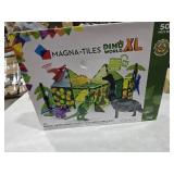 MAGNA-TILES Dino World XL 50-Piece Magnetic Construction Set, The ORIGINAL Magnetic Building Brand - Retail: $99.87