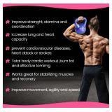 GYMENIST Exercise Kettlebell Fitness Workout Body Equipment Choose Your Weight Size (5 LB)