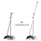 TreeLen Long Handle Broom and Dustpan Set,Upright Dust Pan Combo for Home, Kitchen, Room, Office, Lobby Floor Use Without Bending Retail $31.24