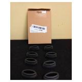 uxcell Table Chair Leg Plastic Oval Pipe Tube Insert Cap 20 x 39mm 10 Pcs Black Retail $10.89