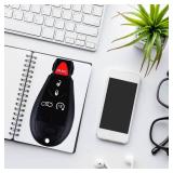 Keyless Remote Smart Replacement Key Fob Fits for Chrysler 300 2008-2014 Challenger Charger 2008-2014 Grand Cherokee 2008-2014 Durango 2011-2013 Magnum Dodge 2008 M3N5WY783X, (433MHz) Set of 2