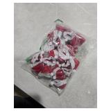 Eshylala 20 Pcs Mini Santa Claus Hats - Christmas Lollipop Candy Party Supplies