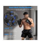 Music Boxing Machine, Interactive Punching Trainer with Boxing Gloves, Large Size Wall Mounted Electronic Boxing Target for Adults Kids, 9 Modes & 9 Speeds *Retail $149