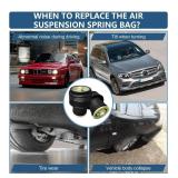 Replacement for Rear Air Spring kit Air Suspension Bags Compatible with BMW X5 E70 2007 2008 2009 2010 2011 2012 2013, X6 E71 E72 2008-2014, 37126790080 37126790078 (Pair)