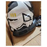 Hand-Painted Resin Halloween Helmet for Adult Full Face Mask Cosplay Costume Men Collectibles