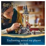 LEGO Harry Potter Hogwarts Castle Owlery Toy, Wizarding World Fantasy Toy for Girls and Boys, Harry Potter Castle Playset with 3 Characters, Birthday Gift Idea for Kids Ages 8 and Up, 76430