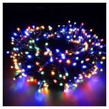 100-1000 LED Christmas Lights, Low Voltage Fairy String Lights with 8 Modes, Ideal for Xmax Tree, Garden, Home, Party, Halloween Festival Deco (Mixed-Color, 200 LEDs)