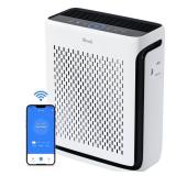 LEVOIT Air Purifier for Home Large Room Bedroom Up to 1110 Ft² with Air Quality Monitor, Smart WiFi, Washable Pre-Filter, HEPA Sleep Mode for Pets, Allergies, Dust, Pollen, Vital 100S-P, White - Reta