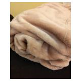 Exclusivo Mezcla Extra Large Fleece Throw Blanket for Couch, Sofa, 300GSM Super Soft and Warm Blankets, Camel Throw All Season Use, Cozy, Plush, Lightweight, 50x70 Inches Retail $13.81