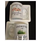 Gifts For First Time Grandparents, Promoted To Grandma And Grandpa Mugs Est 2024, Grandparents Baby Announcement, Pregnancy Announcement Mug, Grandparents To Be Gifts, New Grandparents Gifts Retail $2