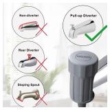 Pets Shower Attachment, Quick Connect on Tub Spout w/Front Diverter, Ideal for Washing Pets and Cleaning Tub, Portable and Convenience Retail $23.62