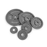 CAP Barbell Olympic 2-Inch Weight Plate, GRAY 10 LBS