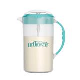 Dr. Brown s Baby Formula Mixing Pitcher with Adjustable Stopper Locking Lid & No Drip Spout Teal BPA Free 36oz 1 Pack