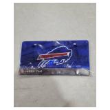 Rico Industries NFL Buffalo Bills Laser Inlaid Metal License Plate Tag , 6 x 12"