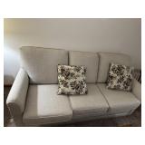 3 cushion neutral colored couch
