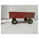 ERTL Red Wagon & Large Hay Bale