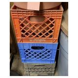 Crates & Garbage Can