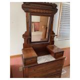 Victorian dresser w/mirror