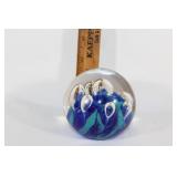 Hand Blown Glass paper weight-