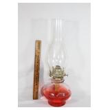 VTG Glass oil lamp-Lamplight Farms