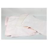 Vintage Pink Linens - Tablecloth and Napkins