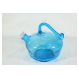 1960s Blue Imperial Glass Decanter