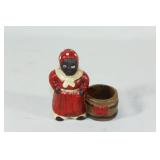 VTG Cast Iron African American Toothpick Holder