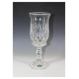 Shannon Crystal 2 Piece Hurricane Candle Holder