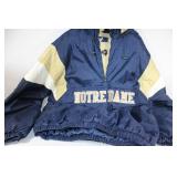 Majestic SIze L Notre Dame 3/4 Zipper Hood Jacket