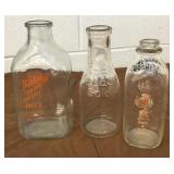 Vintage Local Milk Bottle Etc