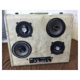 Homemade Funky Suitcase Bluetooth Radio Head Unit