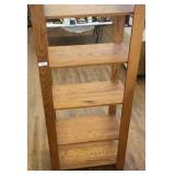 Teakwood Design Curio Display Shelf 72" tall