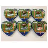 6 Packs Nerf Gummy Candy Hearts w/Goal Post