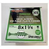 2.2 KG Permacoat Green Deck Screws 8x 1 1/4"