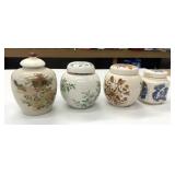 Sadler & Ornate Ceramic Covered Jars