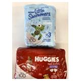 Huggies Size 7  Diapers & Little Swimmers Size 3