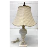 Alabaster Table Lamp 24" Tall *Needs Tightening