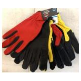 3 New Pairs Protector Work Gloves Size L