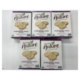 5 Boxes Back To Nature Stoneground Wheat Crackers