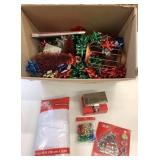 New Assorted Box Lot of Christmas Decorations