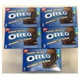 5 Boxes Fudge Covered Oreo Sandwich Cookies