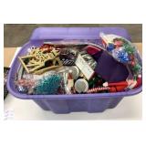 Large Tote of Christmas Decorations