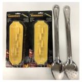 Corn Cob Servers & Stainless Spoons