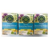 3 Boxes Organic Everyday Detox Lemon Herbal Teas