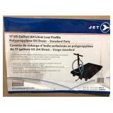 New JET 17Gal Low Profile Polypropylene Oil Drain