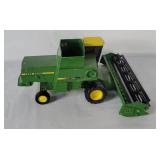 Vtg Ertl Steel Turbo Combine Tractor