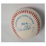 Mlb Len Barker Signed Baseball