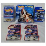 5 New Hot Wheels Cars - Nascar, Space, Etc