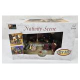 New December Home Narrated Nativity Scene