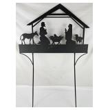 Metal Outdoor Nativity Scene